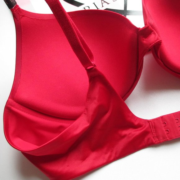 VICTORIA'S SECRET VERY SEXY So Obsessed Red Push-Up Bra 34C NWT VS - Picture 2 of 6